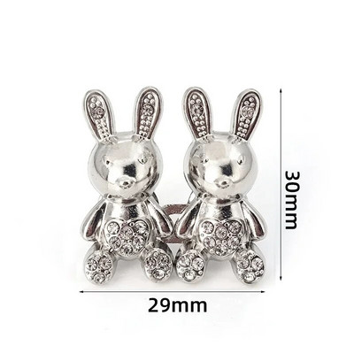 2kom medvjeđeg oblika s podesivim gumbom za traperice, kopčom oko struka, produžetkom za hlače, zamjenskim iglama za pričvršćivanje traperica