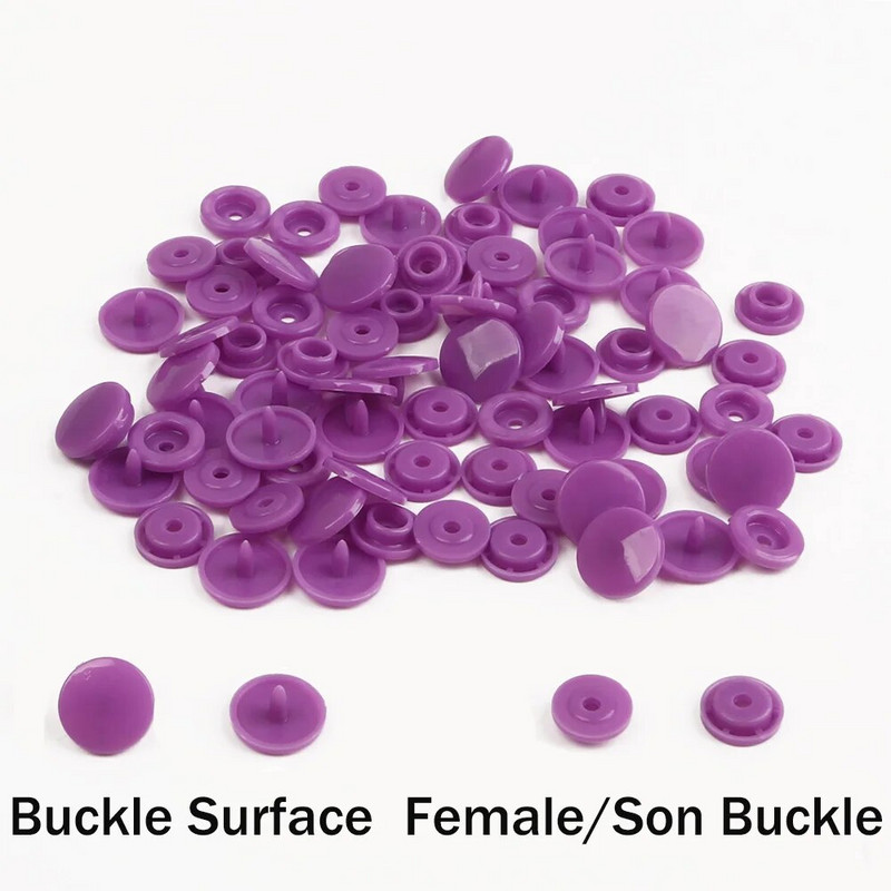 20Σετ Στρογγυλά πλαστικά κουμπιά κουμπιά κουμπιά KAM T5 12mm Αξεσουάρ ενδυμάτων για βρεφικά ρούχα Κλιπ Παπλωματοθήκη Κουμπί σεντόνι