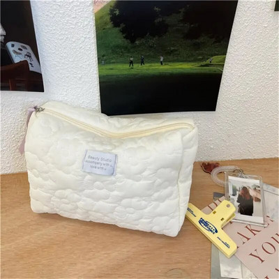 Didelės talpos kelioninis kosmetikos krepšys Stilius nešiojamasis moteriškas kosmetikos krepšys Kelioninis maišelis Makiažo organizatorius tualeto reikmenų laikymo dėklas