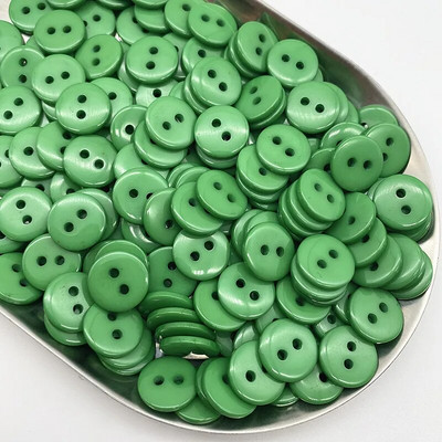 50 tk 11,5 mm värvid Double Eye Bread nupp ümmargune vaigu õmblusnööbid isetegemine scrapbooking mitmevärviline