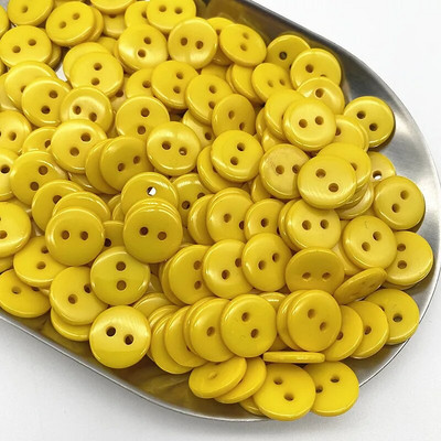 50 tk 11,5 mm värvid Double Eye Bread nupp ümmargune vaigu õmblusnööbid isetegemine scrapbooking mitmevärviline