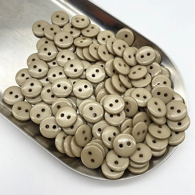 50 tk 11,5 mm värvid Double Eye Bread nupp ümmargune vaigu õmblusnööbid isetegemine scrapbooking mitmevärviline