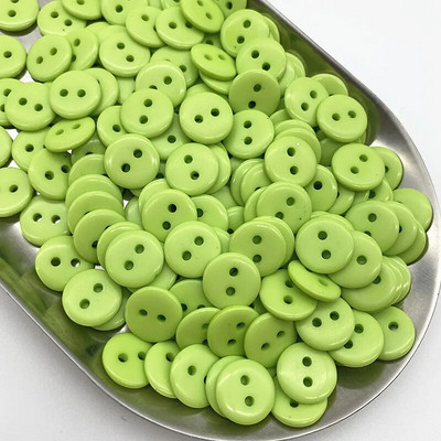 50 tk 11,5 mm värvid Double Eye Bread nupp ümmargune vaigu õmblusnööbid isetegemine scrapbooking mitmevärviline