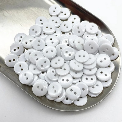 50 tk 11,5 mm värvid Double Eye Bread nupp ümmargune vaigu õmblusnööbid isetegemine scrapbooking mitmevärviline