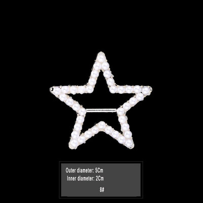 Uus mood nurga alläär talje sõlmitud prossid Kristallpärlmetallist Hijab Sall Ring Nööpsärk T-särk Fikseeritud pandlaga aksessuaarid