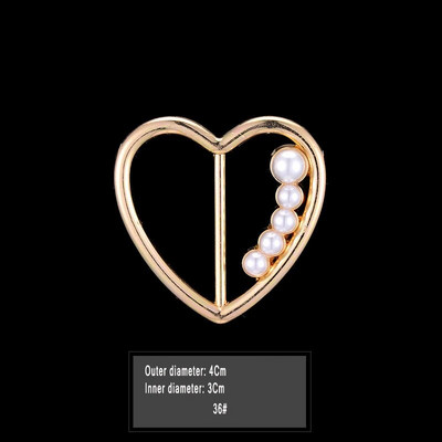 Uus mood nurga alläär talje sõlmitud prossid Kristallpärlmetallist Hijab Sall Ring Nööpsärk T-särk Fikseeritud pandlaga aksessuaarid