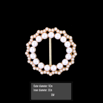 Uus mood nurga alläär talje sõlmitud prossid Kristallpärlmetallist Hijab Sall Ring Nööpsärk T-särk Fikseeritud pandlaga aksessuaarid