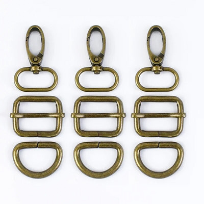 2 komplekti 16-38 mm metallist pandlad karabiin konks D rõngas koti rihm rihm Reguleerige liugur Koera kaelarihma klamber DIY riistvara koti tarvikud