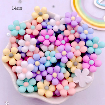 50 tk 14 mm vaiguga 3D värvilised hommikuhiilgus lilled kalliskivid lameda seljaga kujukesed Väljalõigete album Pulmad Aplikatsioonid Kodukaunistused Käsitöö L708