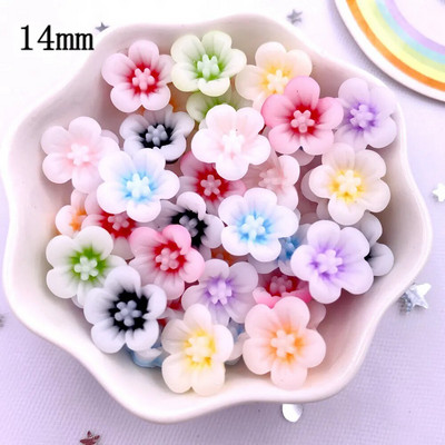 50 tk 14 mm vaiguga 3D värvilised hommikuhiilgus lilled kalliskivid lameda seljaga kujukesed Väljalõigete album Pulmad Aplikatsioonid Kodukaunistused Käsitöö L708