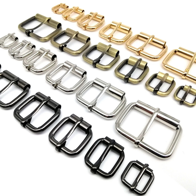 Metalinės aukštos kokybės storintos odos rankinės kuprinės batų diržo diržo tinklelio reguliavimo ritinėlio kaiščio sagties užsegimo stačiakampio žiedo taisymas