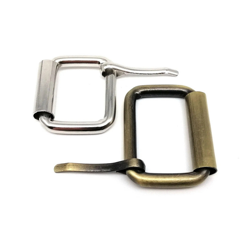 Metalinės aukštos kokybės storintos odos rankinės kuprinės batų diržo diržo tinklelio reguliavimo ritinėlio kaiščio sagties užsegimo stačiakampio žiedo taisymas