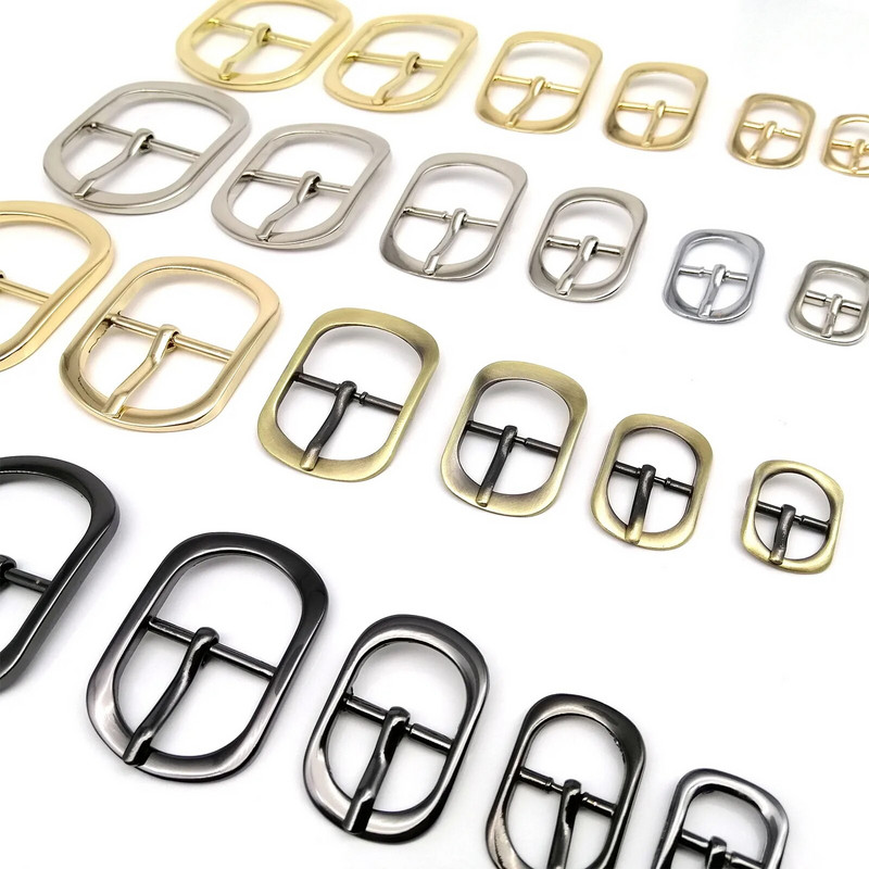 Metalinis vidinis platus 13 15 20 25 32 38 mm reguliuoti ritininio kaiščio sagties užsegimas ovalus žiedas odinis krepšys rankinės batų pečių diržo diržo taisymas