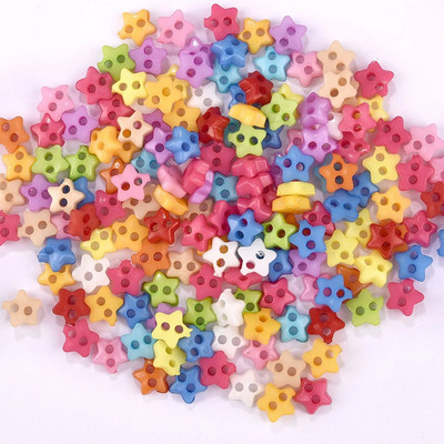 100 vnt Mini mygtukai Plastikiniai lėlių drabužiai Apvalios sagtys Rankų darbo animacinių filmų drabužių siuvimo rankdarbiai.