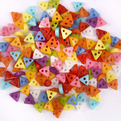 100 vnt Mini mygtukai Plastikiniai lėlių drabužiai Apvalios sagtys Rankų darbo animacinių filmų drabužių siuvimo rankdarbiai.