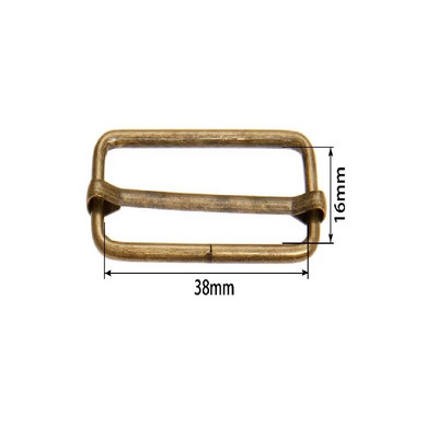 20 kom/lot Metalne četvrtaste prstenaste kopče Remen za podešavanje klizača za torbe Odjevni predmeti Kožni dodaci DIY ručni rad