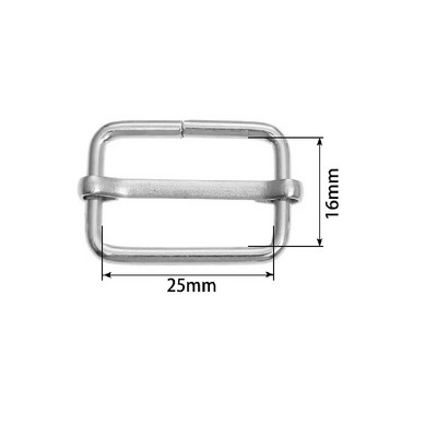 20 kom/lot Metalne četvrtaste prstenaste kopče Remen za podešavanje klizača za torbe Odjevni predmeti Kožni dodaci DIY ručni rad