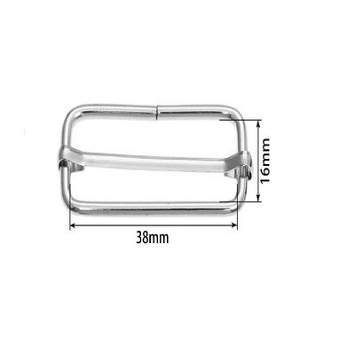 20 kom/lot Metalne četvrtaste prstenaste kopče Remen za podešavanje klizača za torbe Odjevni predmeti Kožni dodaci DIY ručni rad