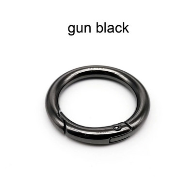 5 tk vedruvärava O rõngas avatav võtmehoidja võti nahast kott käekoti rihma rihma leiud ripats pandla klambriga klambriga päästiku konks