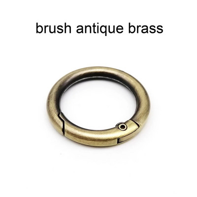 5 tk vedruvärava O rõngas avatav võtmehoidja võti nahast kott käekoti rihma rihma leiud ripats pandla klambriga klambriga päästiku konks