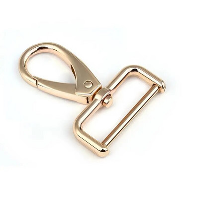 1 τεμ. Μεταλλικό αποσπώμενο άγκιστρο με κουμπωτό αγκίστρια με κλιπ σκανδάλης πόρπες για δερμάτινο λουράκι/μπρελόκ ζώνης Γάντζοι για λουρί κατοικίδιων με ιμάντες 5 μεγεθών