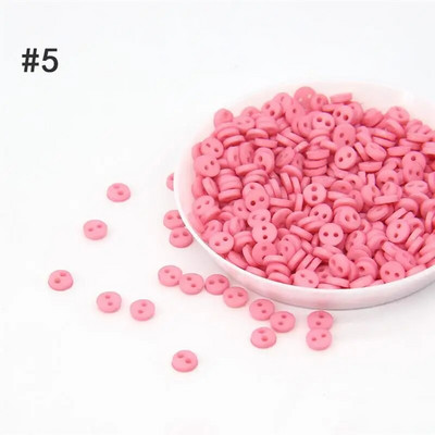 100 tk mininööbid 4 mm vaigust nuku riided ümmargused pandlad nupud käsitsi valmistatud multifilmi rõivaste õmblemiseks ise-meisterdades käsitöö näputöö