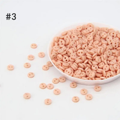 100 tk mininööbid 4 mm vaigust nuku riided ümmargused pandlad nupud käsitsi valmistatud multifilmi rõivaste õmblemiseks ise-meisterdades käsitöö näputöö