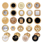 Nou 10 buc/lot de nasturi mici din metal, aurii, pentru cămașă, femei, bărbați, pulovere, îmbrăcăminte, buton de cusut, accesorii de bricolaj realizate manual