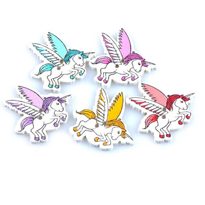 Starinski mješoviti oslikani drveni gumbi za rukotvorine Scrapbooking Šivanje gumba za odjeću DIY pribor za dječju odjeću 15-35 mm M1893