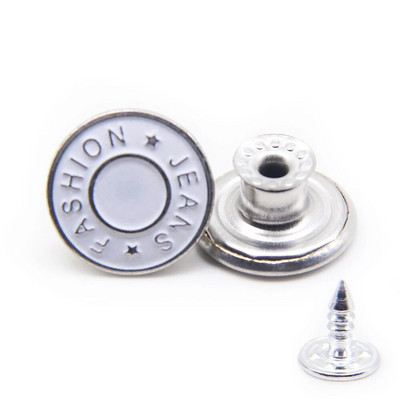 10 τμχ 17 χιλιοστά Bronze Fashion Hollow Μεταλλικό ορείχαλκο τζιν Κουμπιά κουμπιά για μπάντες ρούχων ράψιμο ρούχων Αξεσουάρ Χειροποίητο