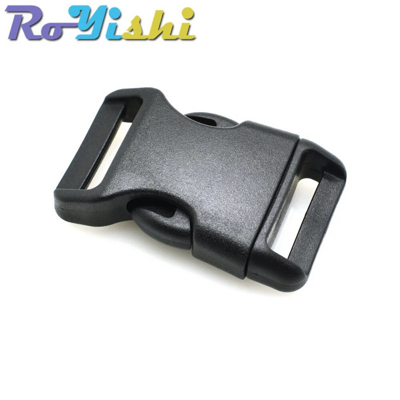 10 kom./Pakiranje Piastic kopča sa bočnim otpuštanjem Zakrivljena 550 Paracord narukvica Ogrlica za pse Ruksak Traka za remen 10 mm 15 mm 20 mm 25 mm