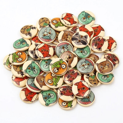 50 tk/partii 15 mm segapuidust nööbid 2 auguga õmblemisnööbid rõivaste õmblusmaterjalide jaoks kaunistus näputöö tarvikud