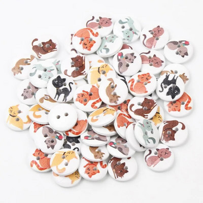 50 tk/partii 15 mm segapuidust nööbid 2 auguga õmblemisnööbid rõivaste õmblusmaterjalide jaoks kaunistus näputöö tarvikud