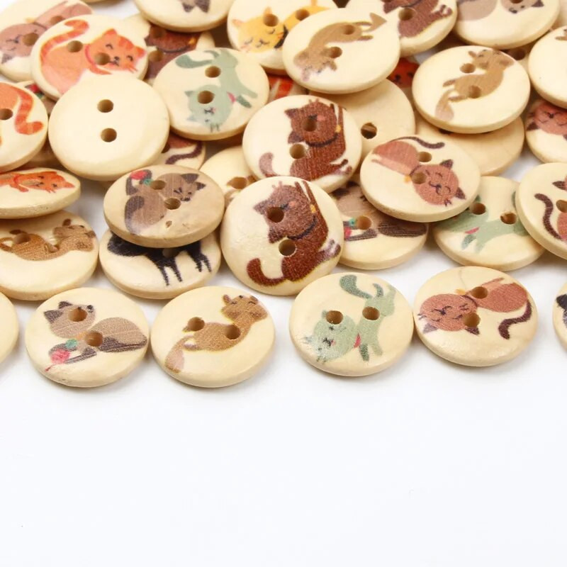 50 tk/partii 15 mm segapuidust nööbid 2 auguga õmblemisnööbid rõivaste õmblusmaterjalide jaoks kaunistus näputöö tarvikud