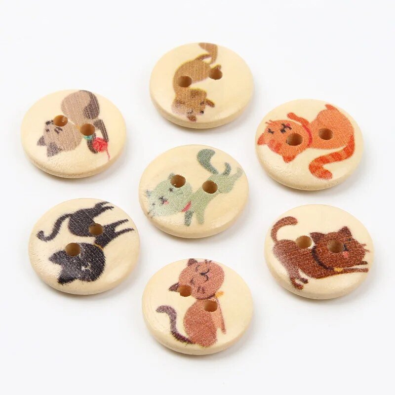 50 tk/partii 15 mm segapuidust nööbid 2 auguga õmblemisnööbid rõivaste õmblusmaterjalide jaoks kaunistus näputöö tarvikud