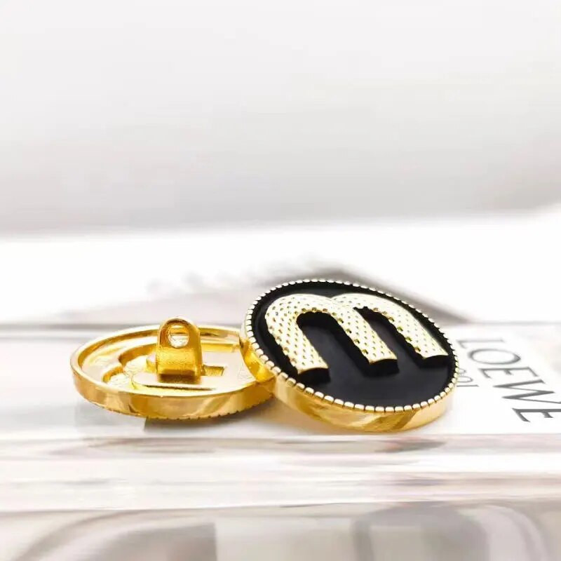 10 vnt 18/20/23 mm apvalios metalinės sagos moterims paltas megztinis džinsinis dekoratyvinis pasidaryk rankdarbių reikmenys drabužiai vintažinis mygtukas