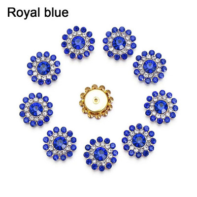 10 τμχ Vintage Pearl Flower Rhinestone Κουμπιά για καρφίτσες μαλλιών Ρούχα Διακοσμητικά κουμπιά DIY Crafts Αξεσουάρ ραπτικής ένδυσης