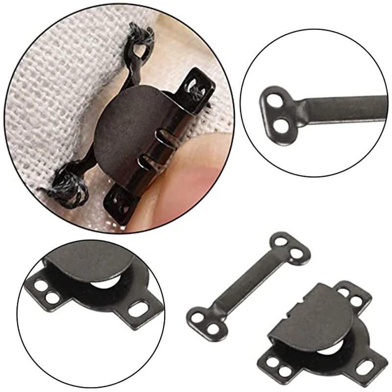 10 rinkinys Metalinės kelnės kostiumas kelnės kabliukas sijonas kelnės drabužis nematomi kabliukai "pasidaryk pats" kelnių reguliavimas sagties siuvimo priedas