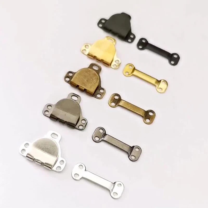 10 rinkinys Metalinės kelnės kostiumas kelnės kabliukas sijonas kelnės drabužis nematomi kabliukai "pasidaryk pats" kelnių reguliavimas sagties siuvimo priedas