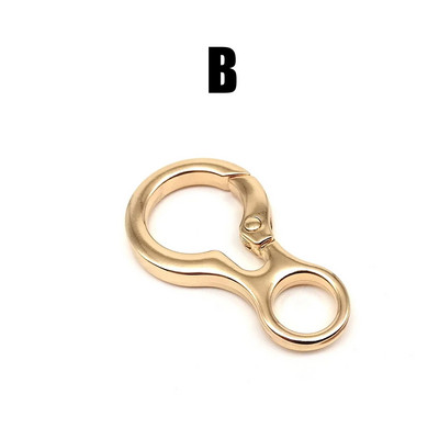 1/2/5 bucăți rombic rotund homar geantă din piele geantă de mână curea conector pandantiv breloc arc chei inel cu fermoar clip cârlig de declanșare