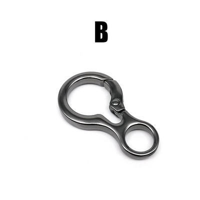 1/2/5 bucăți rombic rotund homar geantă din piele geantă de mână curea conector pandantiv breloc arc chei inel cu fermoar clip cârlig de declanșare