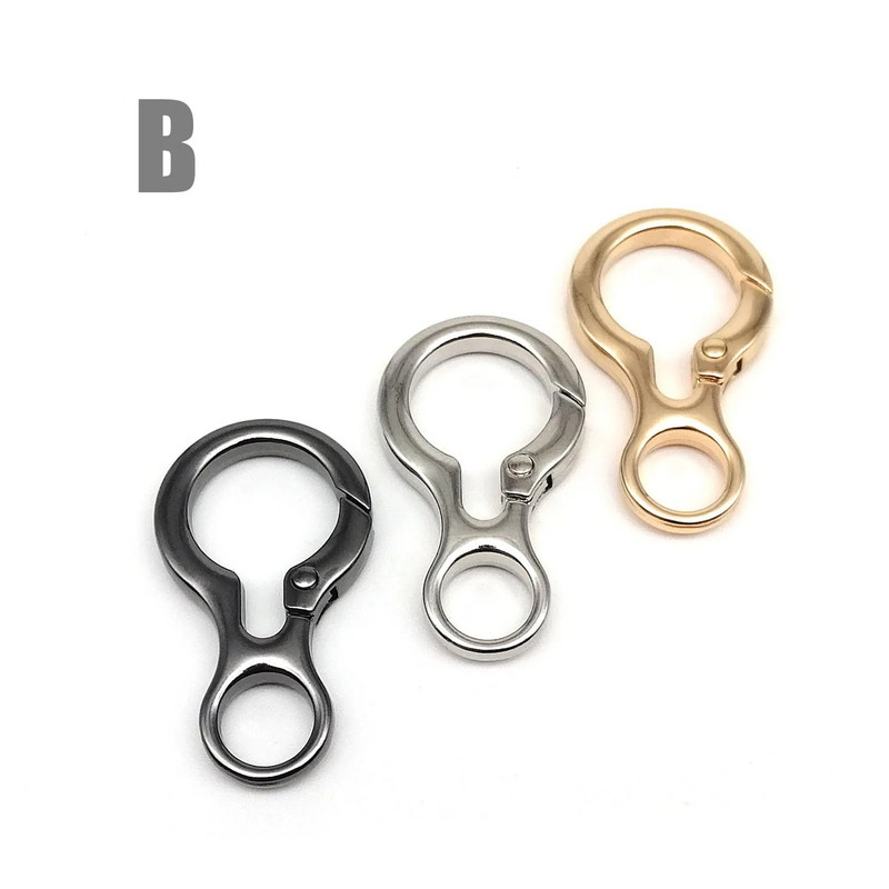 1/2/5 komada Rombična okrugla kožna torba od jastoga, ručna torba, konektor za remen, privjesak, privjesak za ključeve, opružni privjesak za ključeve, kopča, kopča, okidač, kuka