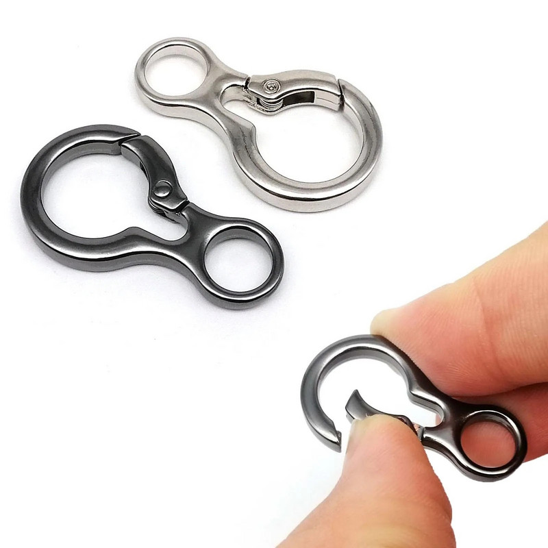 1/2/5 komada Rombična okrugla kožna torba od jastoga, ručna torba, konektor za remen, privjesak, privjesak za ključeve, opružni privjesak za ključeve, kopča, kopča, okidač, kuka