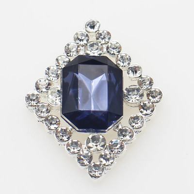 Ολοκαίνουργιο 10 πακέτο 30*23 χιλιοστών ορθογώνια μεταλλικά στρας με επίπεδη κουμπιά για DIY διακοσμητικά αξεσουάρ γάμου