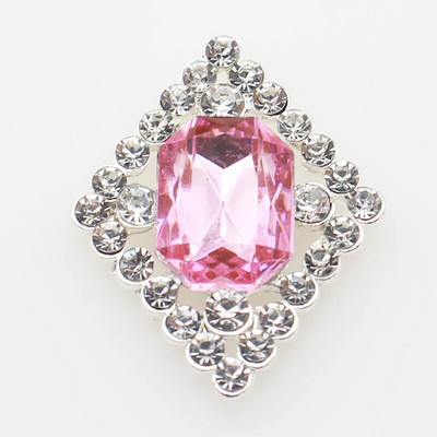 Ολοκαίνουργιο 10 πακέτο 30*23 χιλιοστών ορθογώνια μεταλλικά στρας με επίπεδη κουμπιά για DIY διακοσμητικά αξεσουάρ γάμου