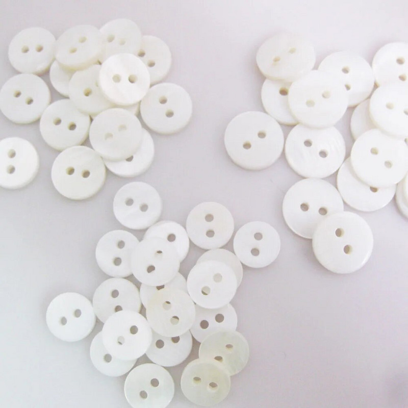 NBNVKK 9 mm 10 m 11,5 mm 30 vnt. Stiprios kokybės gamtos jūros kriauklių gėlo vandens grynas baltas pilkas kriauklių sagos marškinių priedai