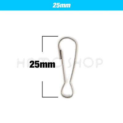 50P metalinis užsegamas spyruoklinis segtukas kabliukai sagtis Užtrauktuko traukimas piniginei Užtrauktuko traukimas dirželiai Paracord raktų pakabukas raktų pakabuko priedas