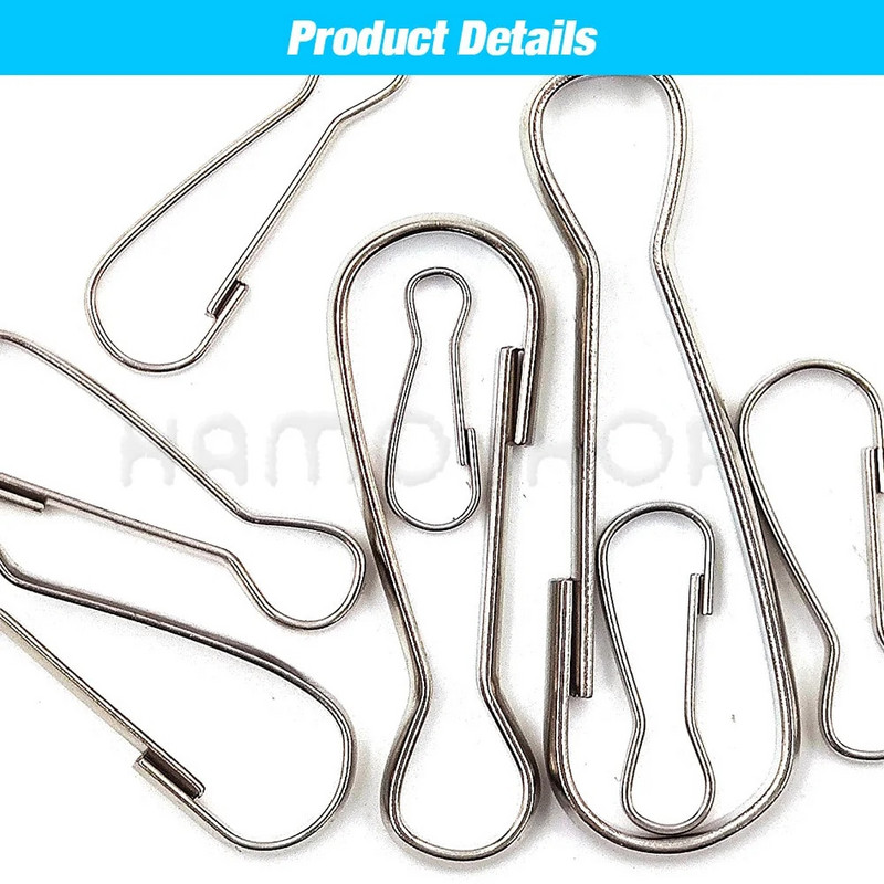 50P metalinis užsegamas spyruoklinis segtukas kabliukai sagtis Užtrauktuko traukimas piniginei Užtrauktuko traukimas dirželiai Paracord raktų pakabukas raktų pakabuko priedas