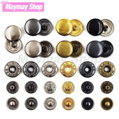 50 komplekti 655/633/831 nööpnööbid Metallist nööbid Trukid Õmblusnupp DIY jaoks riided riidekotid jalanõud nahkkäsitöö