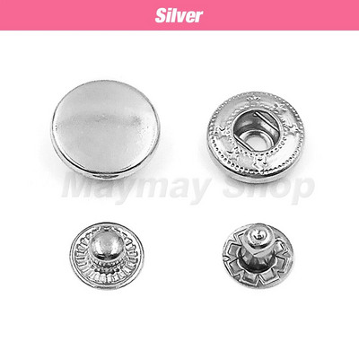 50 komplekti 655/633/831 nööpnööbid Metallist nööbid Trukid Õmblusnupp DIY jaoks riided riidekotid jalanõud nahkkäsitöö